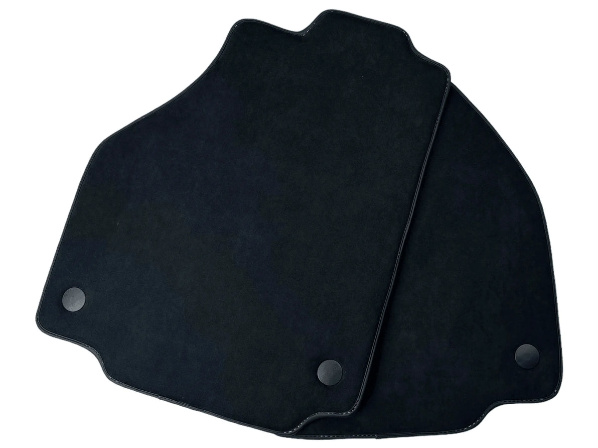 Alcantara Floor Mats for Ferrari 488 Spider 2016-2022 Yellow Sewing - AutoWin