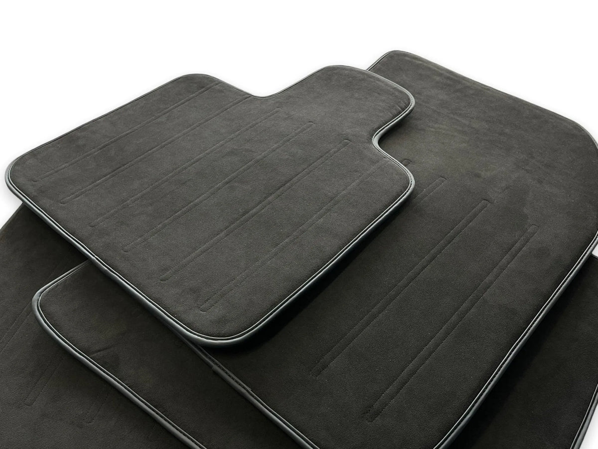 Alcantara Floor Mats For Rolls Royce Black Badge Ghost Series II (2021-2024) - AutoWin