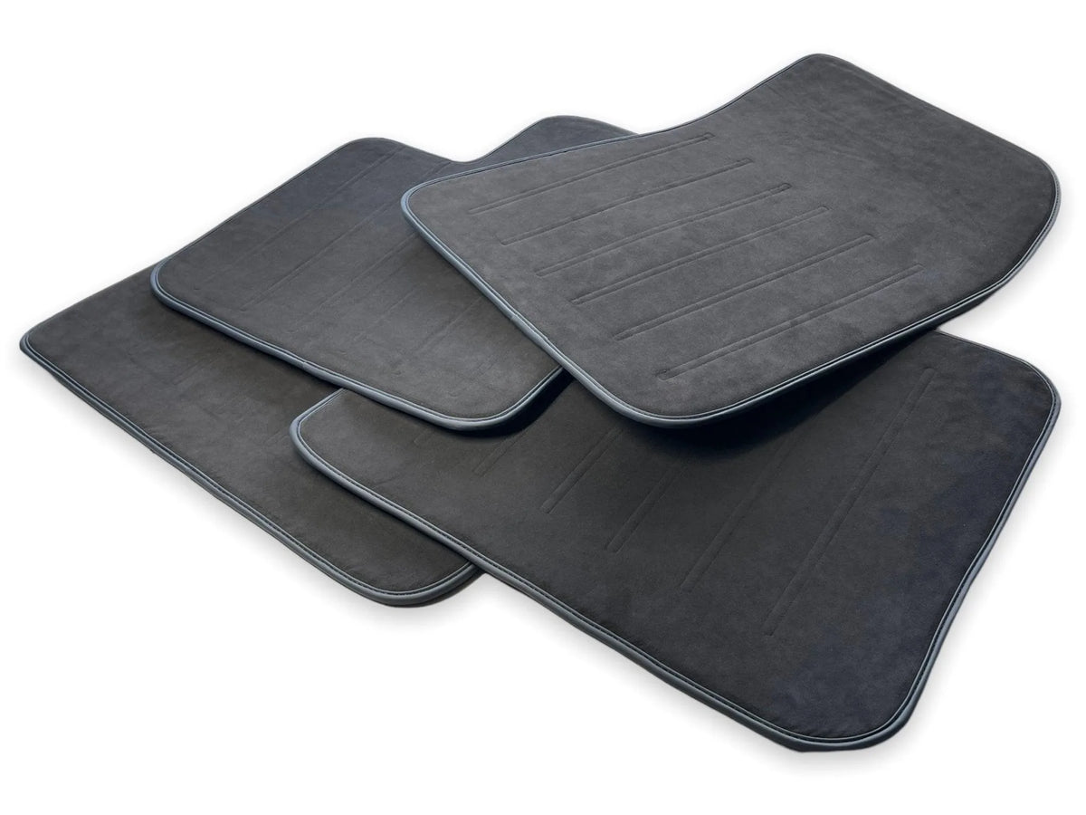 Alcantara Floor Mats For Rolls Royce Black Badge Phantom VIII (2017-2024) - AutoWin