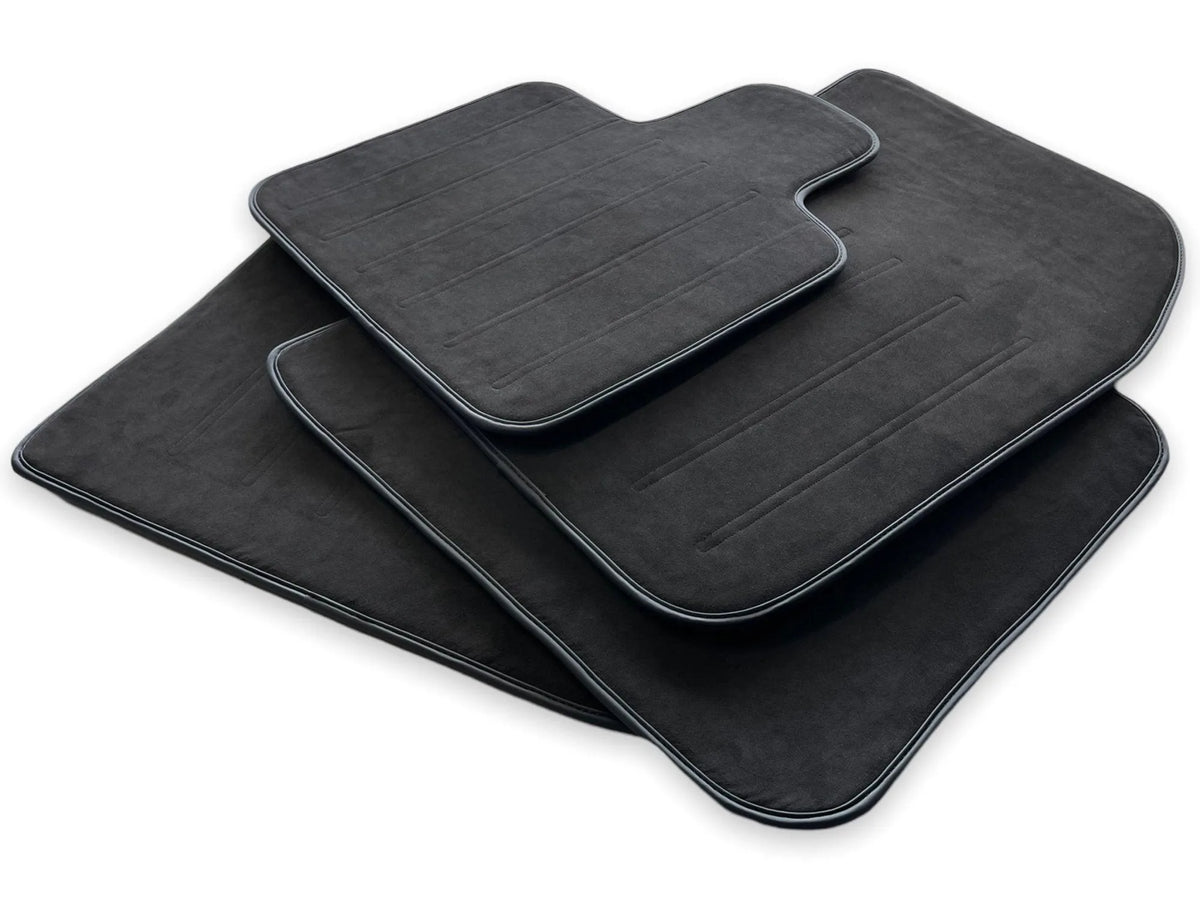 Alcantara Floor Mats For Rolls Royce Black Badge Phantom VIII (2017-2024) - AutoWin