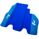 Blue Floor Mats for BMW i8 Series L12 L15 with M Package