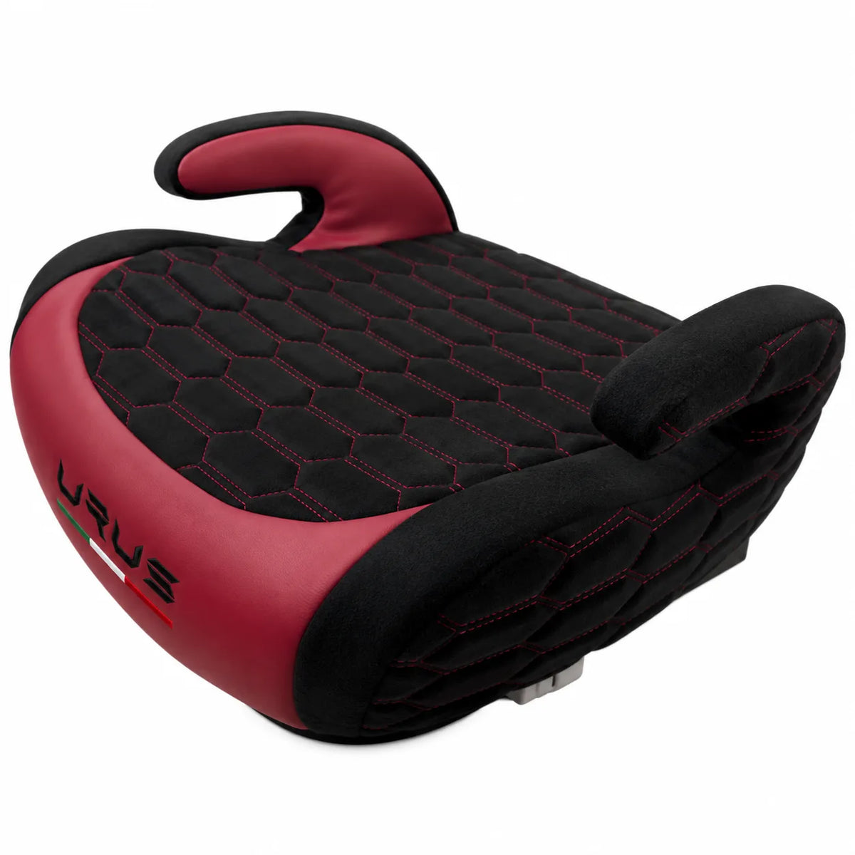 Backless Car Seat for Kids with Orange Leather | Lamborghini Urus