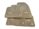 Beige Floor Mats for Audi A4 - B9 Avant (2018-2019) | ER56 Design - AutoWin