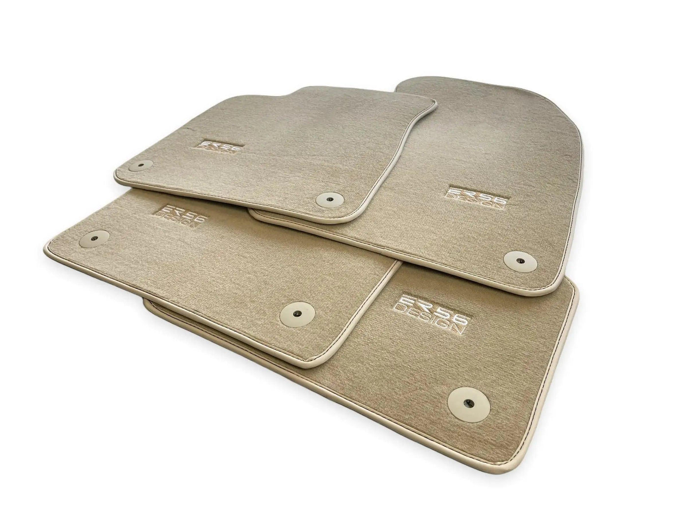 Beige Floor Mats for Audi A5 - F53 Coupe (2016-2020) | ER56 Design - AutoWin