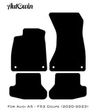 Beige Floor Mats for Audi A5 - F53 Coupe (2020-2023) | ER56 Design - AutoWin