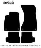Beige Floor Mats for Audi A5 - F57 Convertible (2020-2023) | ER56 Design - AutoWin
