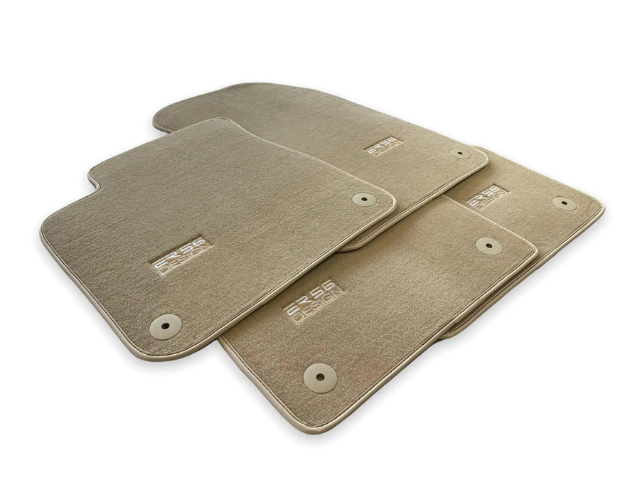 Beige Floor Mats for Audi A7 - C7 (2010-2018) | ER56 Design - AutoWin