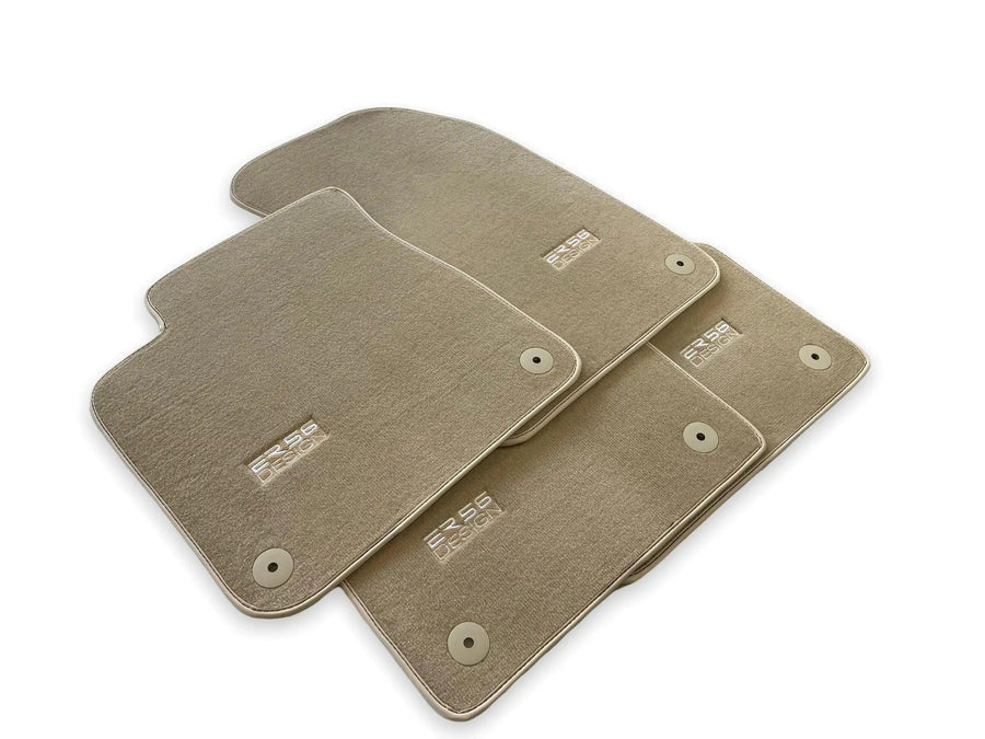 Beige Floor Mats for Audi A7 - C7 (2010-2018) | ER56 Design - AutoWin