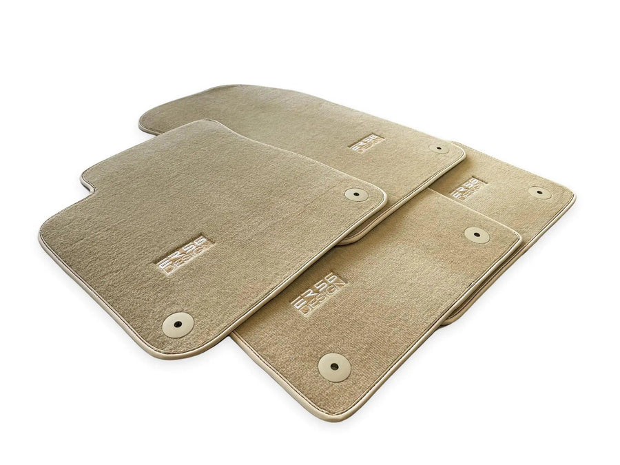 Beige Floor Mats for Audi Q5 8R Hybrid (2008-2017) | ER56 Design - AutoWin