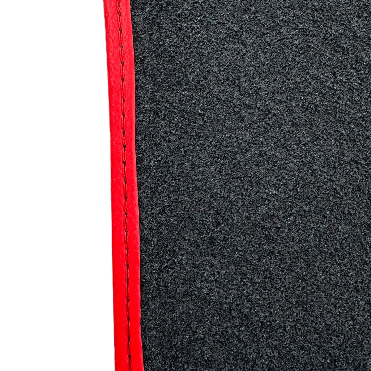 Beige Floor Mats for Ferrari 296 GTB (2022-2027) with Beige Nappa Leather | Red Trim