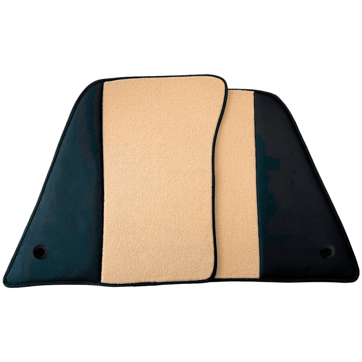 Beige Floor Mats for Ferrari 296 GTB (2022-2027) with Leather