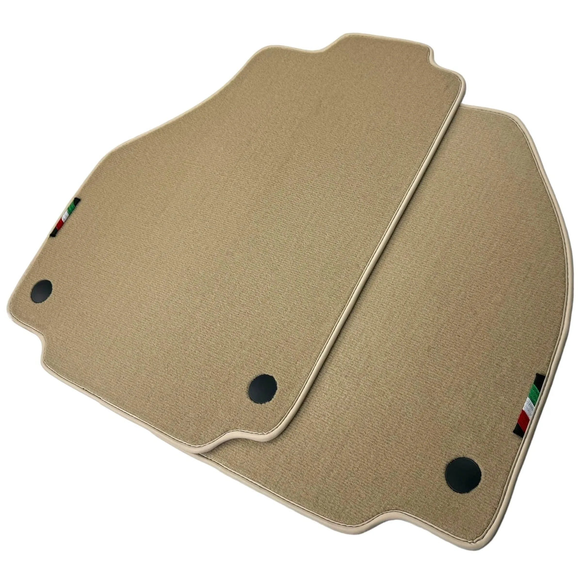 Beige Floor Mats for Ferrari 488 (2015-2022) | Italian Edition