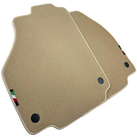Beige Floor Mats for Ferrari 488 GT2 (2016-2022) | Italian Edition