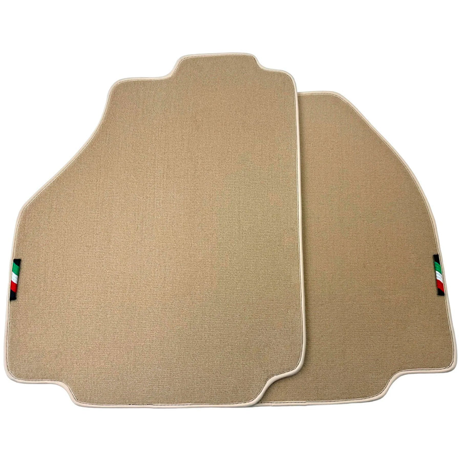 Beige Floor Mats for Ferrari 488 Pista Spider (2019-2021) | Italian Edition