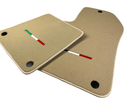 Beige Floor Mats For Ferrari 612 Scaglietti 2005-2011 Italian Edition - AutoWin