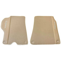 Beige Floor Mats for Ferrari California (2008-2014) with Beige Leather - AutoWin