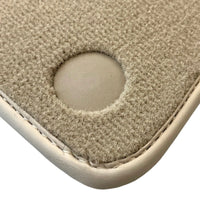 Beige Floor Mats for Ferrari California (2008-2014) with Beige Leather - AutoWin
