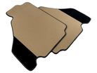 Beige Floor Mats For Ferrari F430 2004-2009 With Alcantara Leather - AutoWin