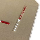 Beige Floor Mats for Ferrari GTC4 Lusso (2016-2023) Italian Edition - AutoWin