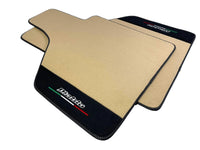 Beige Floor Mats for Lamborghini Diablo 1990-2001 With Alcantara Leather - AutoWin