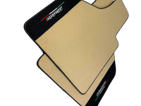 Beige Floor Mats for Lamborghini Diablo 1990-2001 With Alcantara Leather - AutoWin
