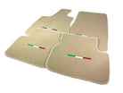 Beige Floor Mats For Maserati Ghibli 2013-2022 Italy Edition - AutoWin