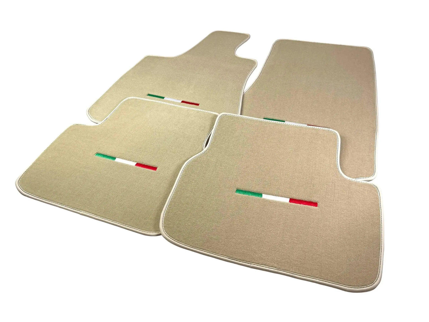 Beige Floor Mats For Maserati Grecale (2023-2024) Italy Edition - AutoWin