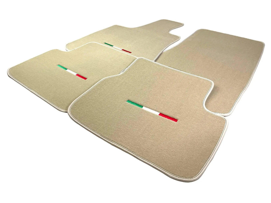 Beige Floor Mats For Maserati Grecale (2023-2024) Italy Edition - AutoWin
