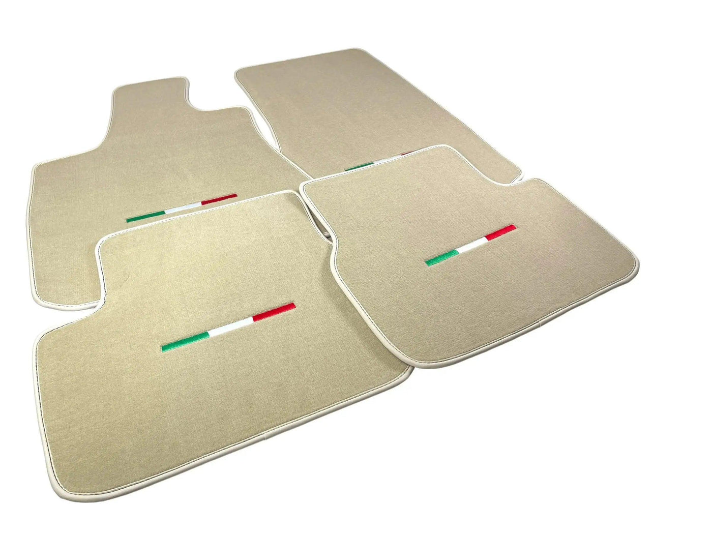 Beige Floor Mats For Maserati Levante (2017-2023) Italy Edition - AutoWin