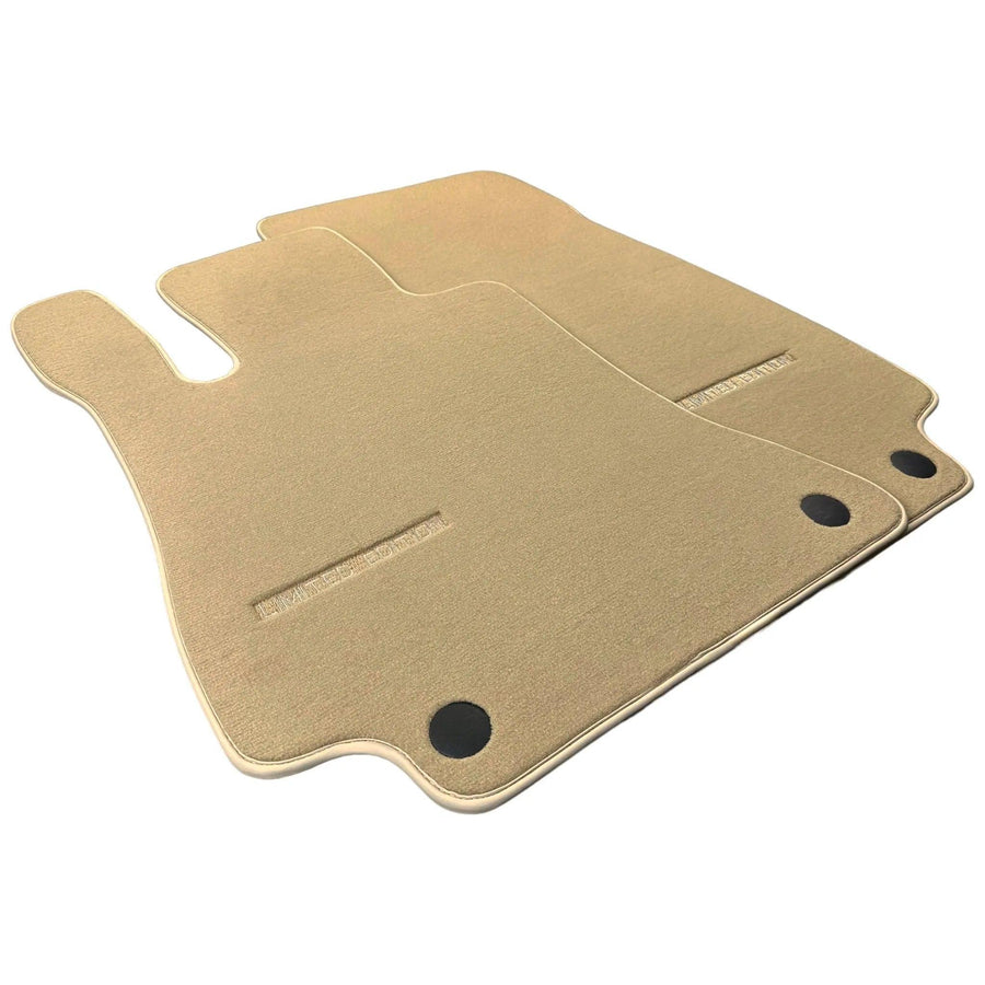 Beige Floor Mats For Mercedes Benz GLS-Class X167 Maybach (2020-2023) | Limited Edition - AutoWin