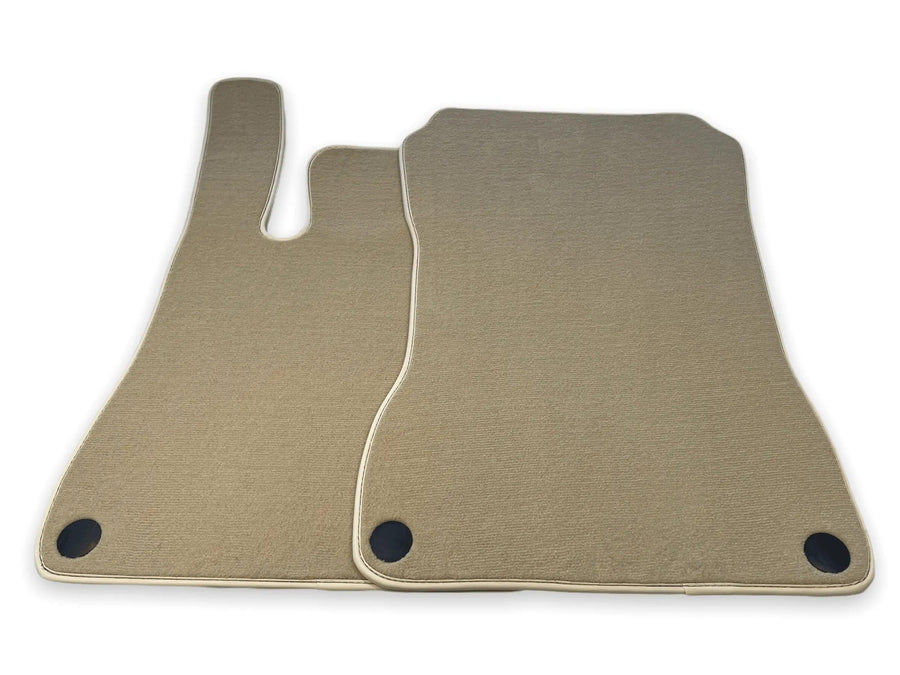 Beige Floor Mats For Mercedes-Benz SLC R172 (2016-2023) - AutoWin
