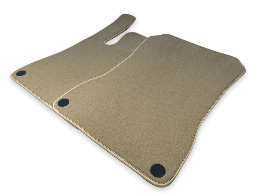 Beige Floor Mats For Mercedes-Benz SLC R172 (2016-2023) - AutoWin