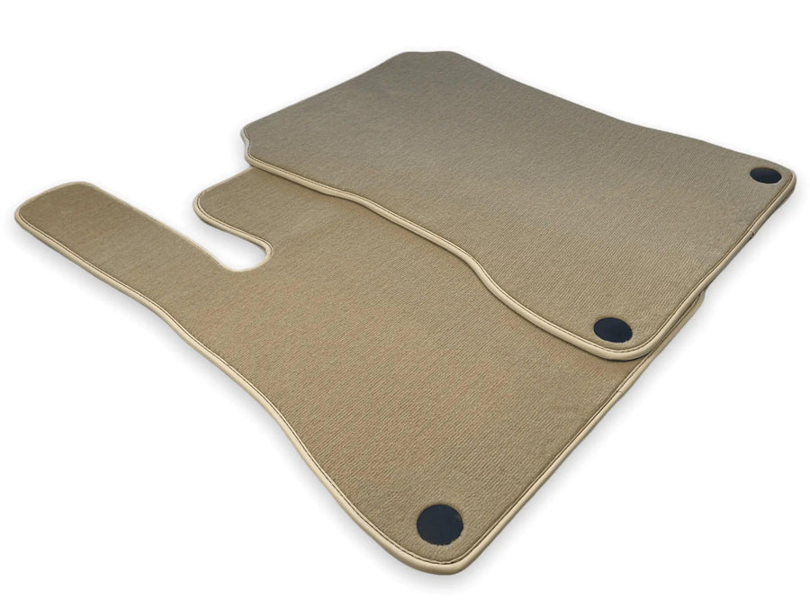 Beige Floor Mats For Mercedes-Benz SLC R172 (2016-2023) - AutoWin