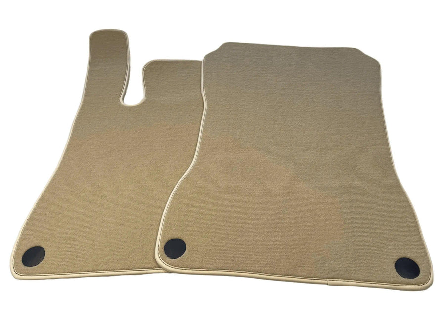 Beige Floor Mats For Mercedes-Benz SLC R172 (2016-2023) - AutoWin