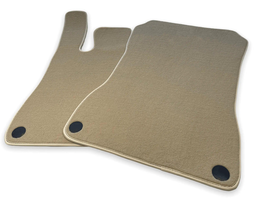 Beige Floor Mats For Mercedes-Benz SLC R172 (2016-2023) - AutoWin