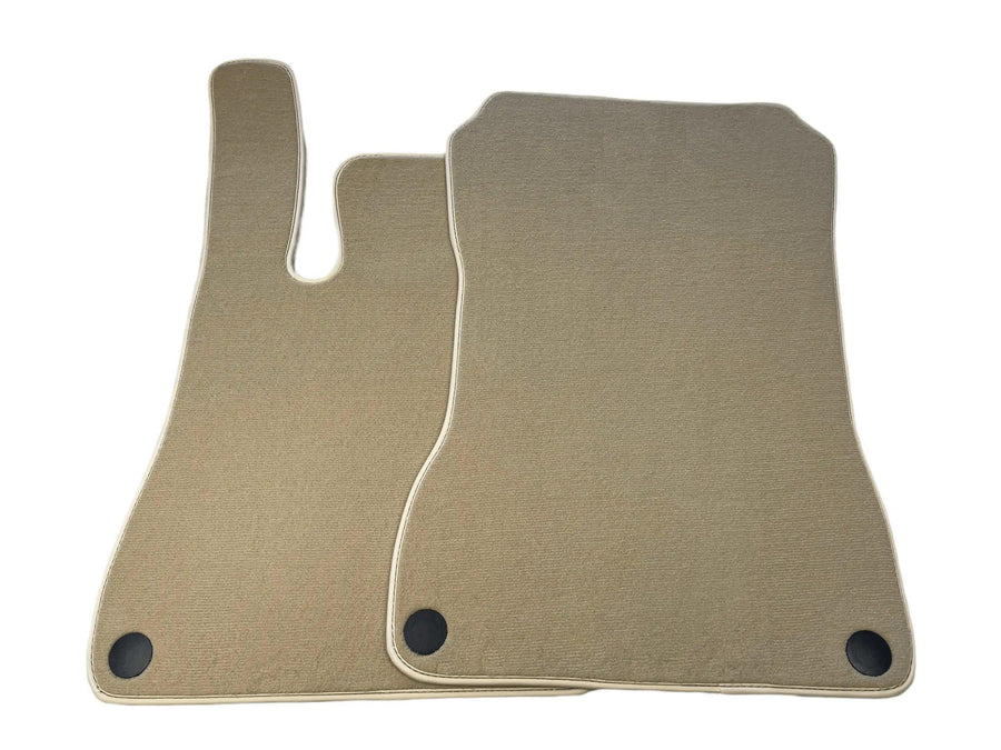 Beige Floor Mats For Mercedes-Benz SLC R172 (2016-2023) - AutoWin