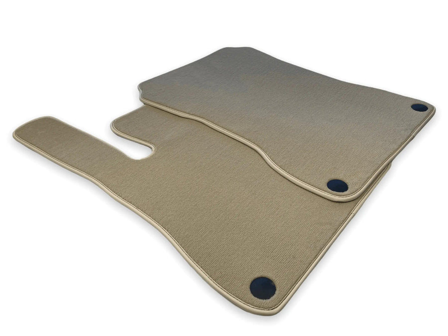 Beige Floor Mats For Mercedes-Benz SLC R172 (2016-2023) - AutoWin