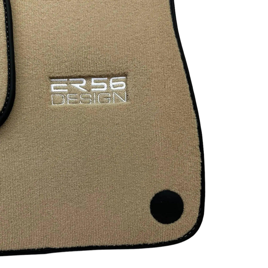 Beige Floor Mats For Mercedes-Benz SLK R170 (1996-1998) - AutoWin