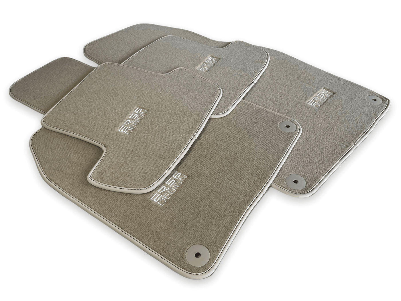 Beige Floor Mats for Porsche 911 - 992 (2019-2024) | ER56 Design - AutoWin