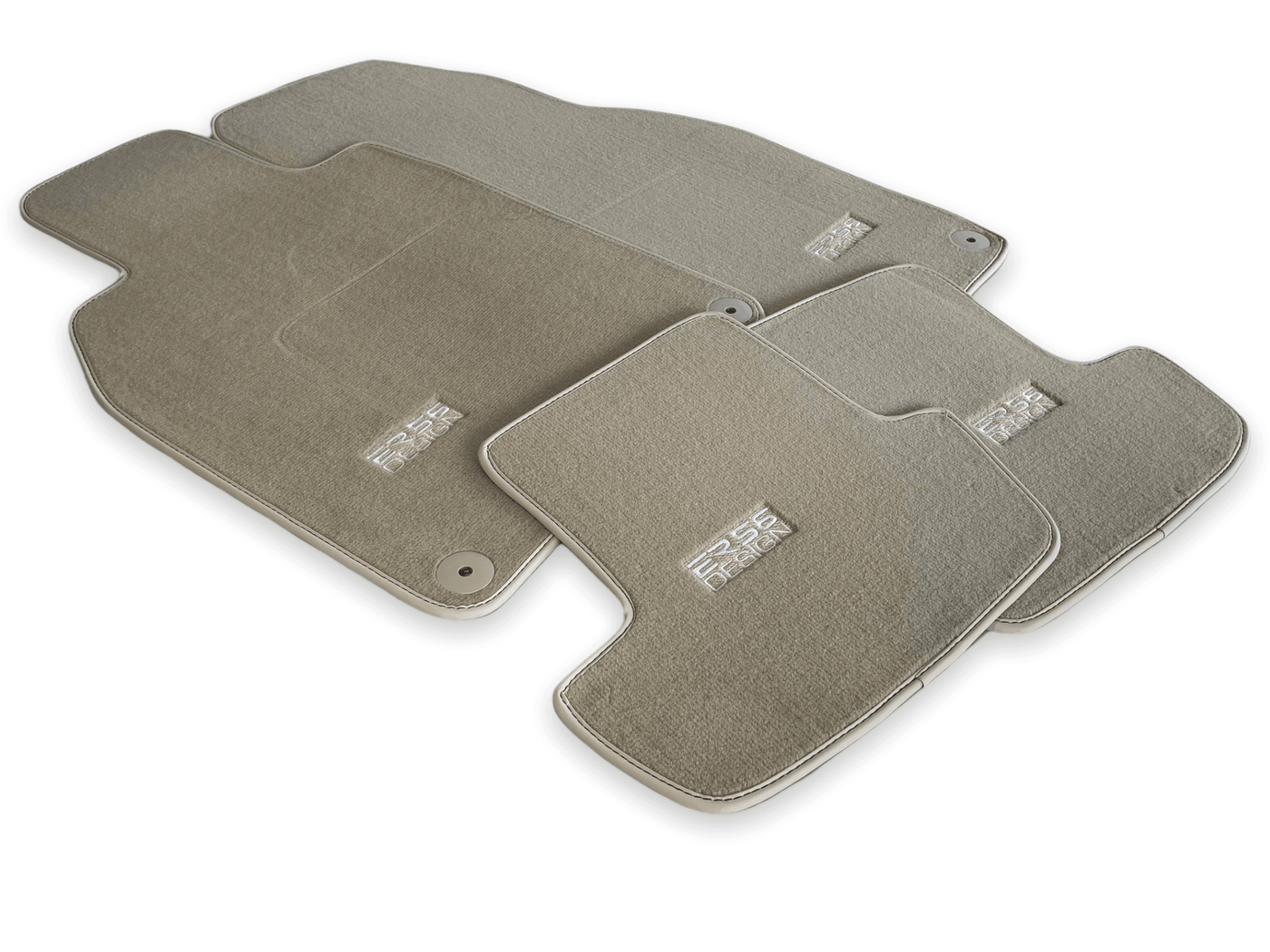 Beige Floor Mats for Porsche 911 - 992 (2019-2024) | ER56 Design - AutoWin