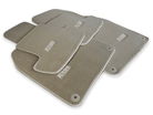 Beige Floor Mats for Porsche Taycan (2019-2023) | ER56 Design - AutoWin