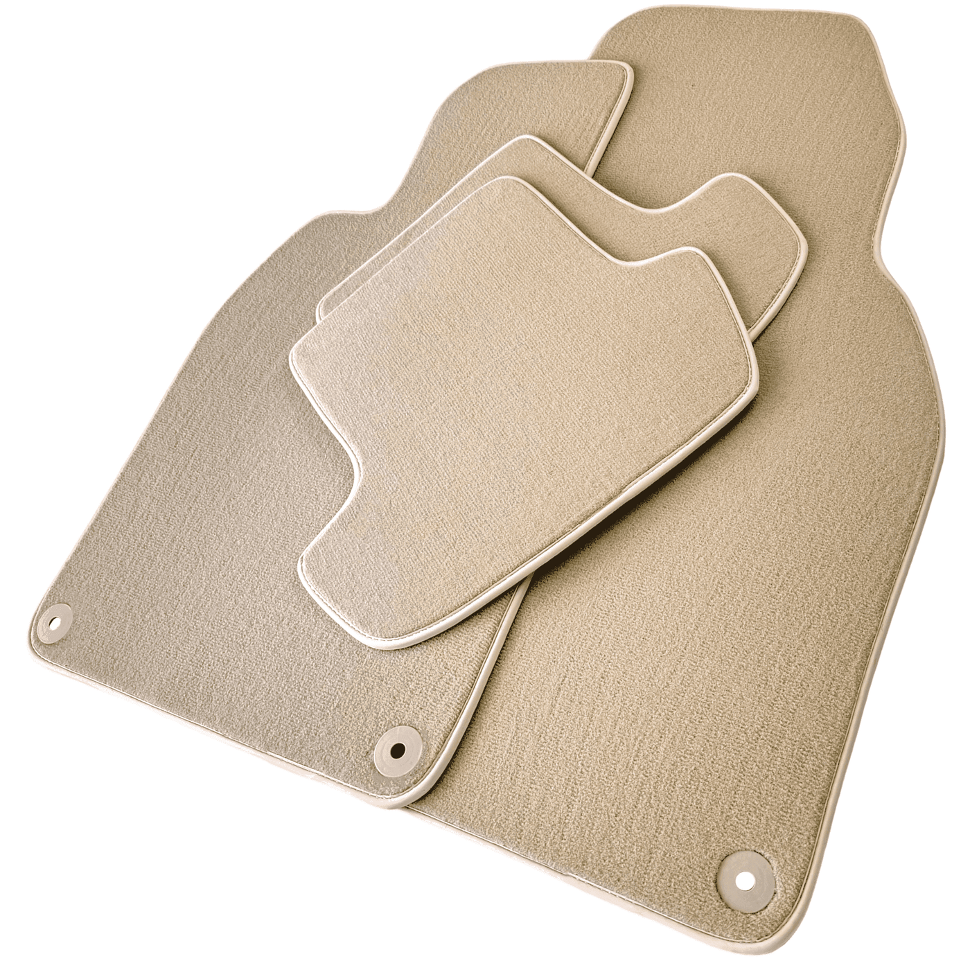 Beige Floor Mats for Porsche Taycan (2020-2023) - AutoWin