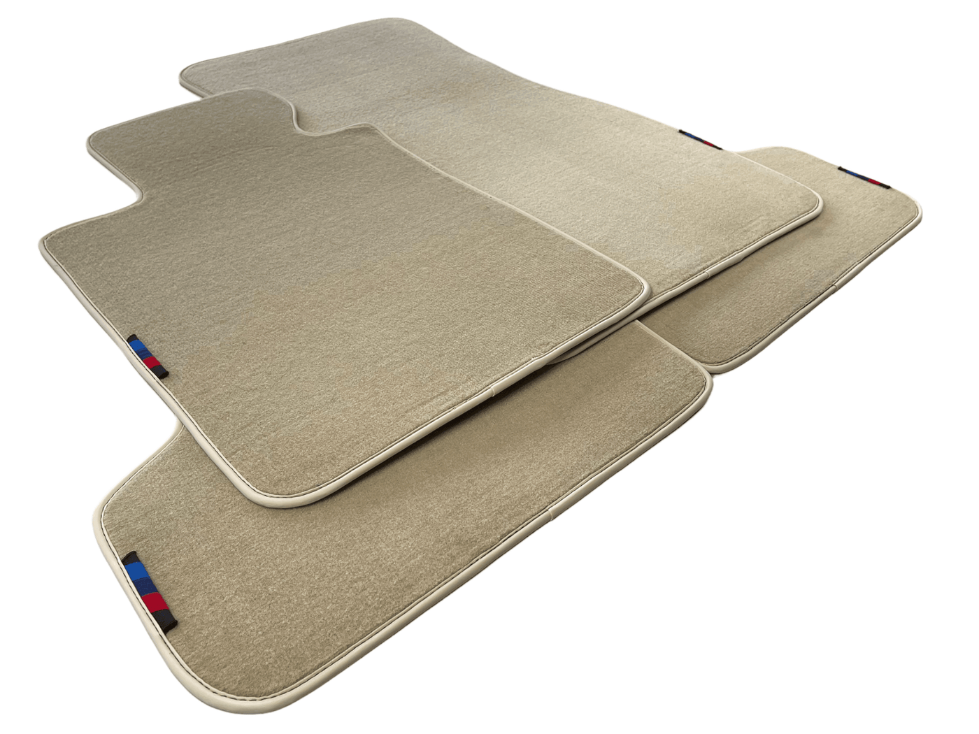 Beige Mats For BMW Gran Tourer F46 (2015-2022) 5 Seats With M Package - AutoWin