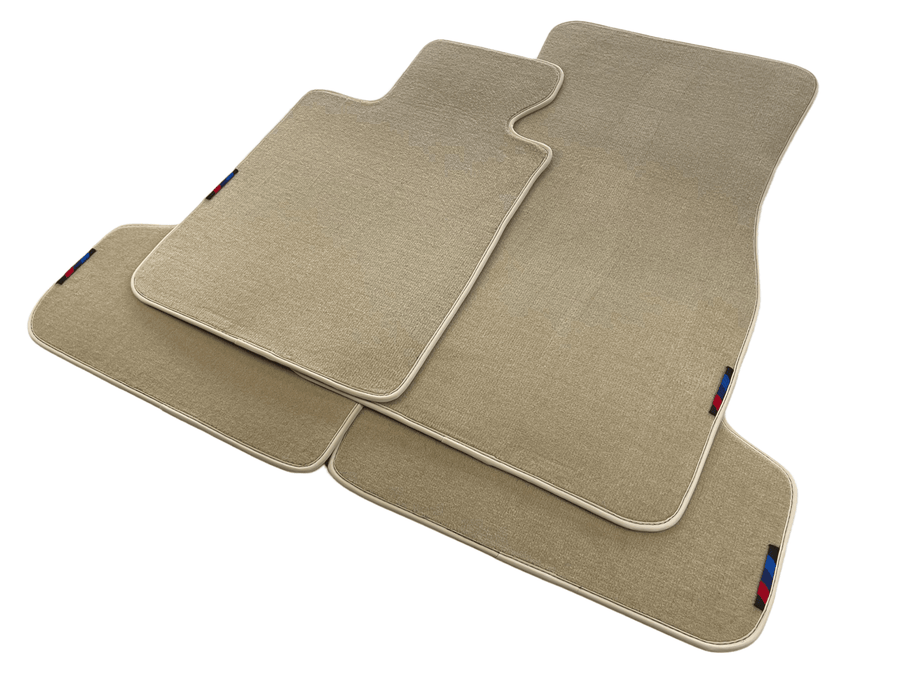 Beige Mats For BMW M3 G81 Touring (2022-2026) With M Package - AutoWin