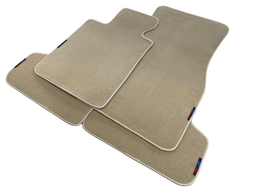 Beige Mats For BMW M3 G81 Touring (2022-2026) With M Package - AutoWin