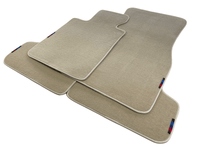 Beige Mats For BMW Gran Tourer F46 (2015-2022) 7 Seats With M Package - AutoWin
