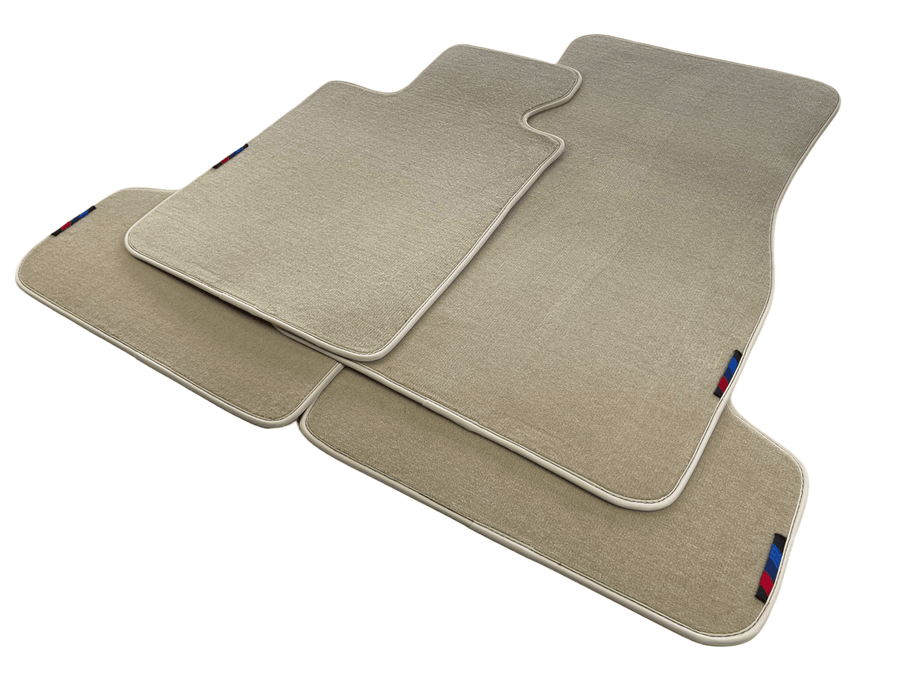 Beige Mats For BMW M3 G81 Touring (2022-2026) With M Package - AutoWin