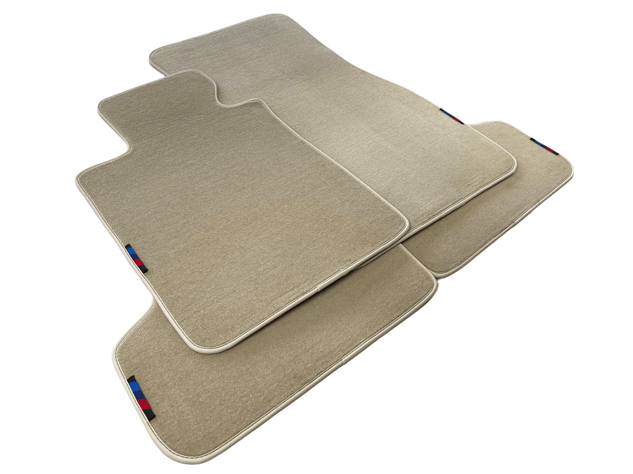 Beige Mats For BMW M3 G81 Touring (2022-2026) With M Package - AutoWin