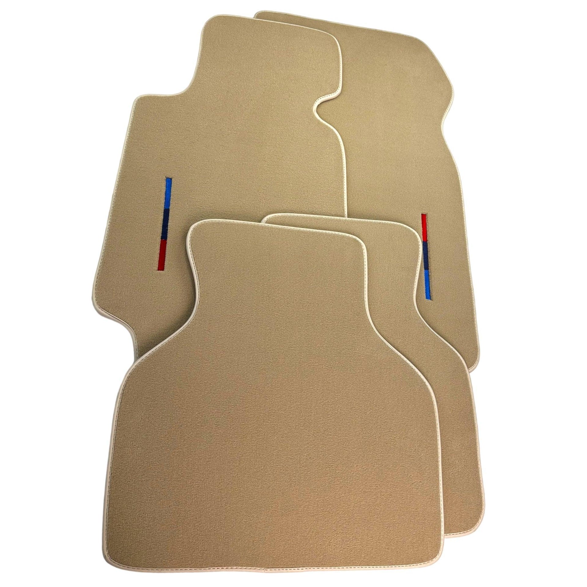 Beige Mats For BMW 7 Series E38 Long With M Package - AutoWin