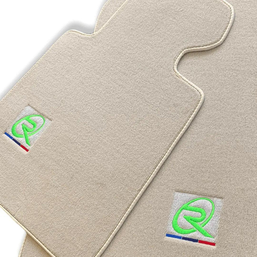 Beige Mats For BMW M4 G83 Convertible Tailored Set Perfect Fit - AutoWin